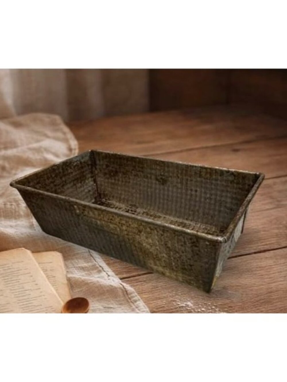 Vintage Ovenex Steel Bread Loaf meat Pan Rustic Baking Mold Perfect Bakew